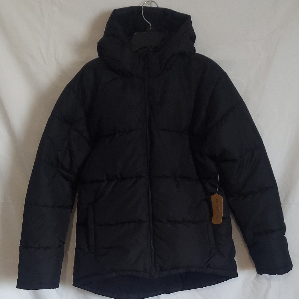 Kids Black Puffer Jacket